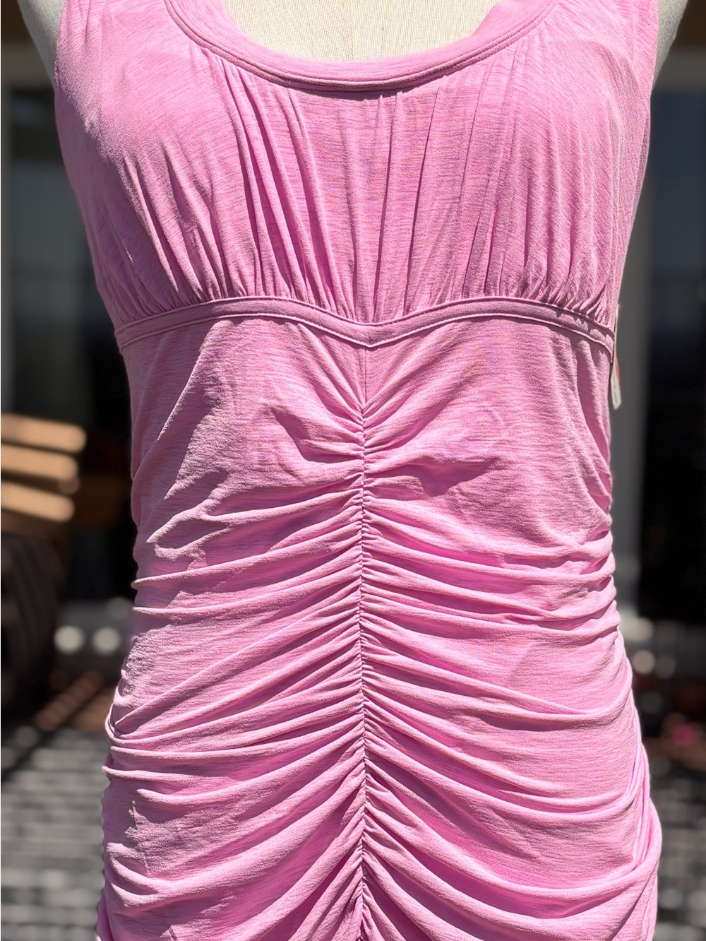 NWT! Free People Tennis Pickleball Rushed Dress Shorts Ball-Pocket Pink Aura ~ L